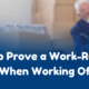 How to Prove a Work-Related Injury When Working Off-Site