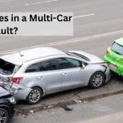 Who Pays for Damages in a Multi-Car Crash with Shared Fault